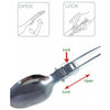 Outdoor Stainless Steel Fordable Fork Spoon Knife