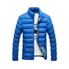 Winter Jacket Cotton Blend Coats Zipper